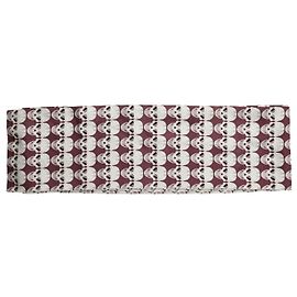 Thomas Wylde Roxo com estampa de caveiras lenço longo foulard Roxo