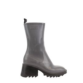 Chloé Graue Stiefel Grau