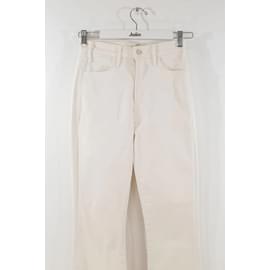 Mother-Jeans slim in cotone-Bianco