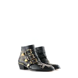 Chloé-CHLOE  Boots T.eu 38.5 leather-Black