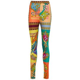 Leggings de tiro medio Royal Rebellion de Versace Multicolor