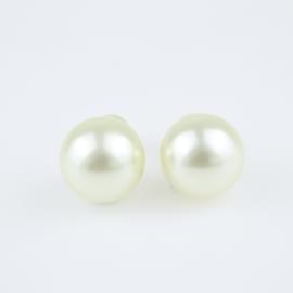 Dior-Boucles d'oreilles à tige plaquées or avec fausses perles Tribales-Doré