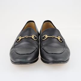 Gucci-Chaussures plates noires à mors-Noir