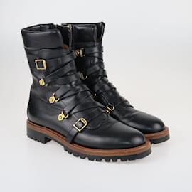 Christian Dior-Black Wildior Boots-Black