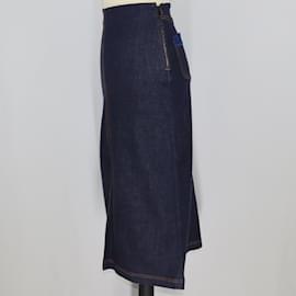 Fendi-FENDI Skirts T.FR 36 Cotton-Blue