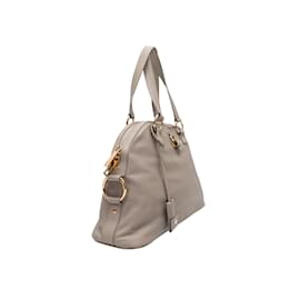Yves Saint Laurent-Taupe Yves Saint Laurent Small Muse Bag-Other