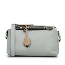 Fendi-Cartable en cuir Fendi moyen By The Way gris-Autre