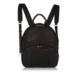 Alexander Wang-Black Alexander Wang Dumbo Leather Backpack-Black