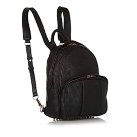 Alexander Wang-Black Alexander Wang Dumbo Leather Backpack-Black