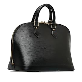 Louis Vuitton-Sac à main Louis Vuitton Epi Alma PM noir-Noir