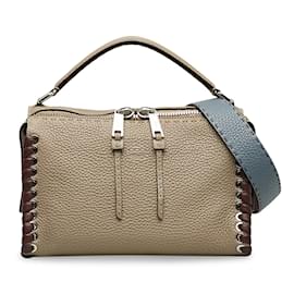 Fendi-Cartable taupe Fendi Lei Selleria Whipstitch-Autre