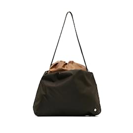 The row-Brown The Row Nylon Bourse Shoulder Bag-Brown