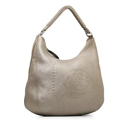 Fendi-Gold Fendi Selleria Hobo Bag-Golden