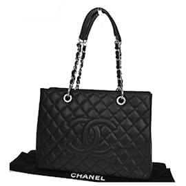 Chanel-Chanel GST (grande bolsa de compras)-Preto
