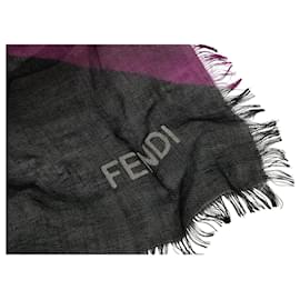 Fendi-Multicoloured Silk & Cashmere Shawl-Other