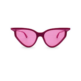 Balenciaga-Lunettes de soleil œil de chat rose fuchsia BB0101S 56/19 140MM-Rose