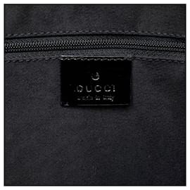 Gucci-GG Canvas Abbey Tote Bag 141470-Black