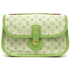 Louis Vuitton-Monogram Mini Lin Mary Kate Trousse Pochette M92935-Green