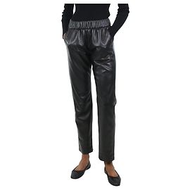Anine Bing Schwarze elastische Kunstlederhose – Größe XS Schwarz