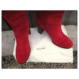 Céline-bottes Céline p 39-Rouge