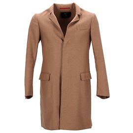Abrigo Largo MCM en Marrón Camel Castaño