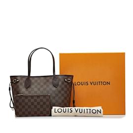 Louis Vuitton-Damier Ebene Neverfull PM N41359-Brown