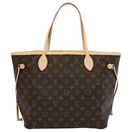 Louis Vuitton-LOUIS VUITTON Monogramme Neverfull MM Tote Bag M40156 Auth ar LV10581S-Monogramme