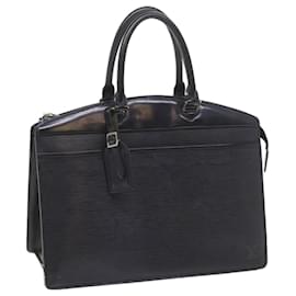 Louis Vuitton-Bolsa de mão LOUIS VUITTON Epi Riviera Noir preta M48182 Autenticação de LV 59683-Preto