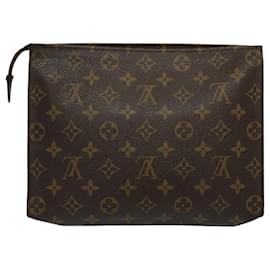 Louis Vuitton-Louis Vuitton Monogram Poche Toilette 26 Pouch M47542 LV Auth 59398-Monogram