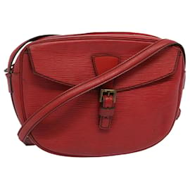 Louis Vuitton-LOUIS VUITTON Epi Jeune Fille Shoulder Bag Red M52157 LV Auth 58914-Red