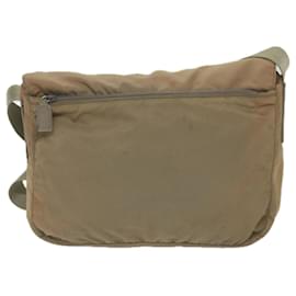 Prada-PRADA Shoulder Bag Nylon Brown Auth 59698-Brown