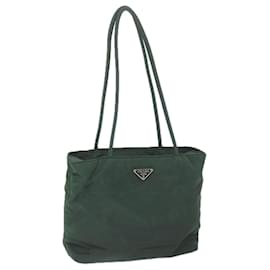 Prada-PRADA Shoulder Bag Nylon Green Auth ep2481-Green