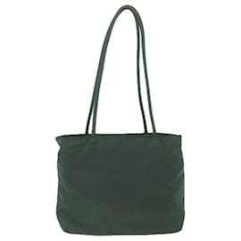 Prada-PRADA Shoulder Bag Nylon Green Auth ep2481-Green