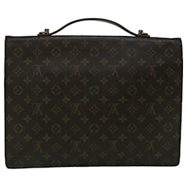 Louis Vuitton-LOUIS VUITTON Monogram Porte Documents Bandouliere Bag M53338 LV Auth 60380-Monogram