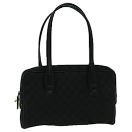 Gucci-gucci GG Canvas Tote Bag black 90674 auth 60151-Black