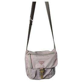 Prada unisex shoulder bag in lilac nylon Purple