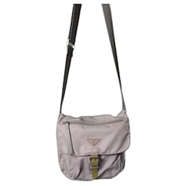 Prada-Prada unisex shoulder bag in lilac nylon-Purple