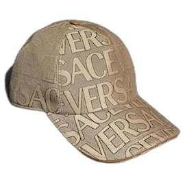 Versace-Hats Beanies-Beige