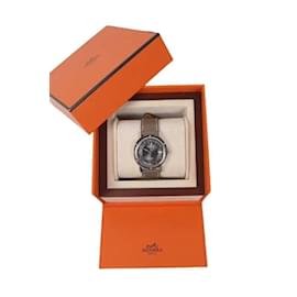 Hermès-Hermès Clipper Uhr-Beige