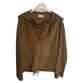 Saint Laurent Camisolas Camelo