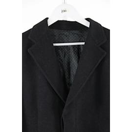 Givenchy-Abrigos de lana-Negro