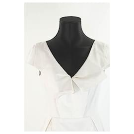 Lk Bennett-vestito bianco-Bianco