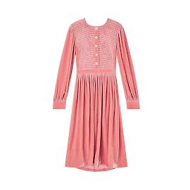 Lk Bennett Vestido de veludo Rosa