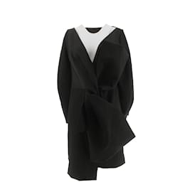 Nina Ricci-Robe en laine-Noir