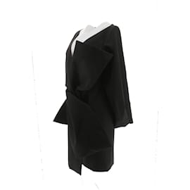 Nina Ricci-Vestido de lana-Negro