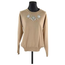 Paco Rabanne Braune Wollpullover & -jacken Braun