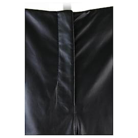 Altuzarra-Pantalones de cuero-Negro