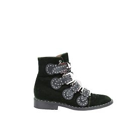 Givenchy Boots à boucles en velours Vert