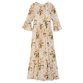 Lk Bennett Seidenkleid Beige