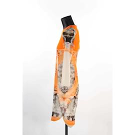Givenchy-Wool dress-Orange